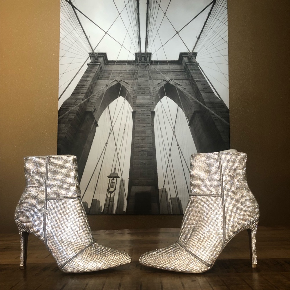 Steve Madden Catwalk Rhinestone Booties